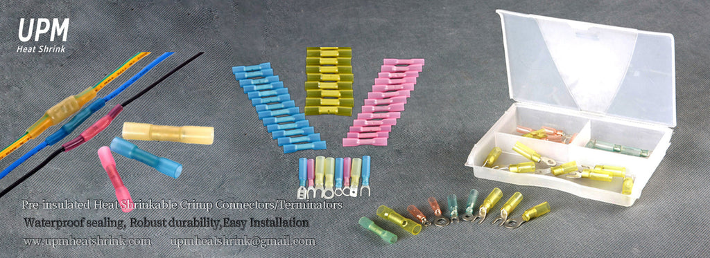 Heat Shrink Crimp Connectors and Terminators#factory #HDPE #Polyolefin #Surlyn