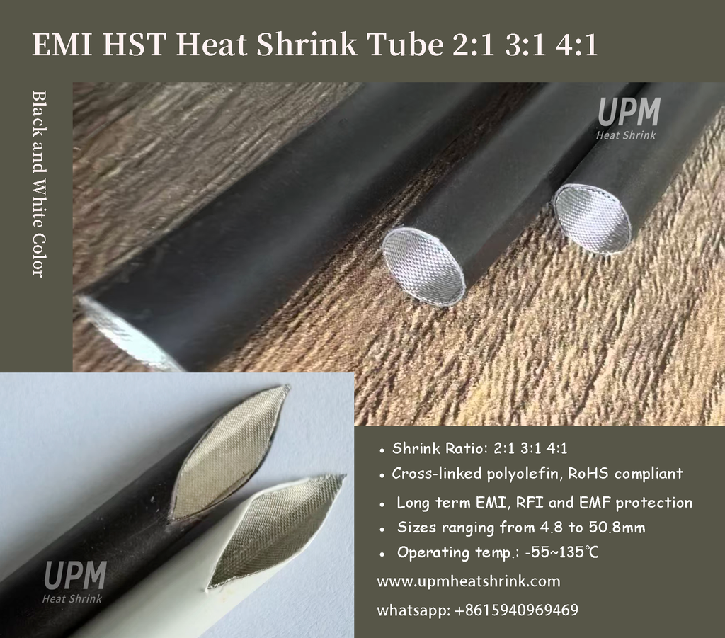 Heat Shrink Tubing and Braid Sleeve EMI Shielding Solutions for your wiring harness and cable protection