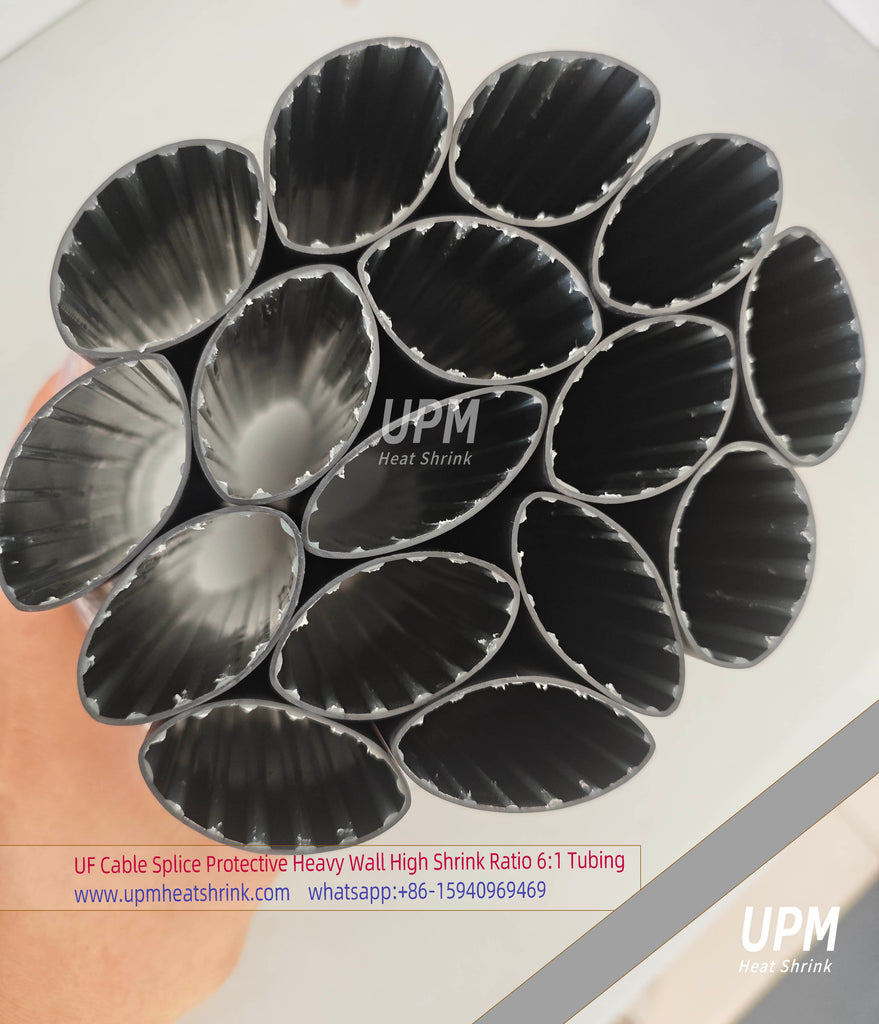UF cable splice protection High-performance 6:1 heat shrink tubes offers superior sealing, insulation, and strain relief.