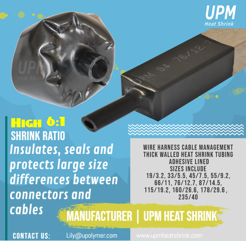 Un gran avance en tubos termorretráctiles: ¡La innovación con una relación de contracción de 6:1 mejorará las aplicaciones industriales!