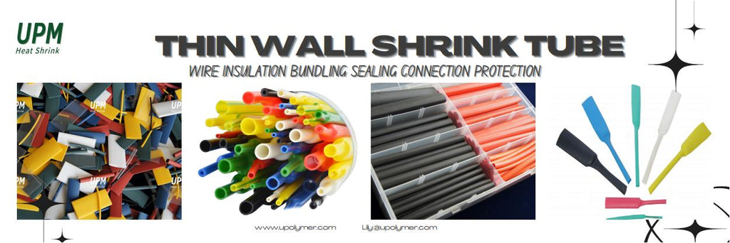 Tubos termorretráctiles de pared delgada: características y aplicaciones