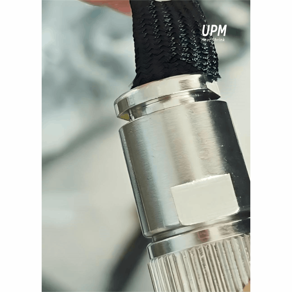 How to use the adhesive lined heat shrink and braid sleeve for wire connection protection?