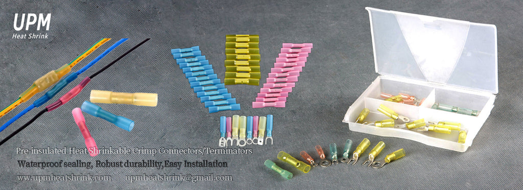Heat Shrink Crimp Connectors and Terminators#factory #HDPE #Polyolefin #Surlyn