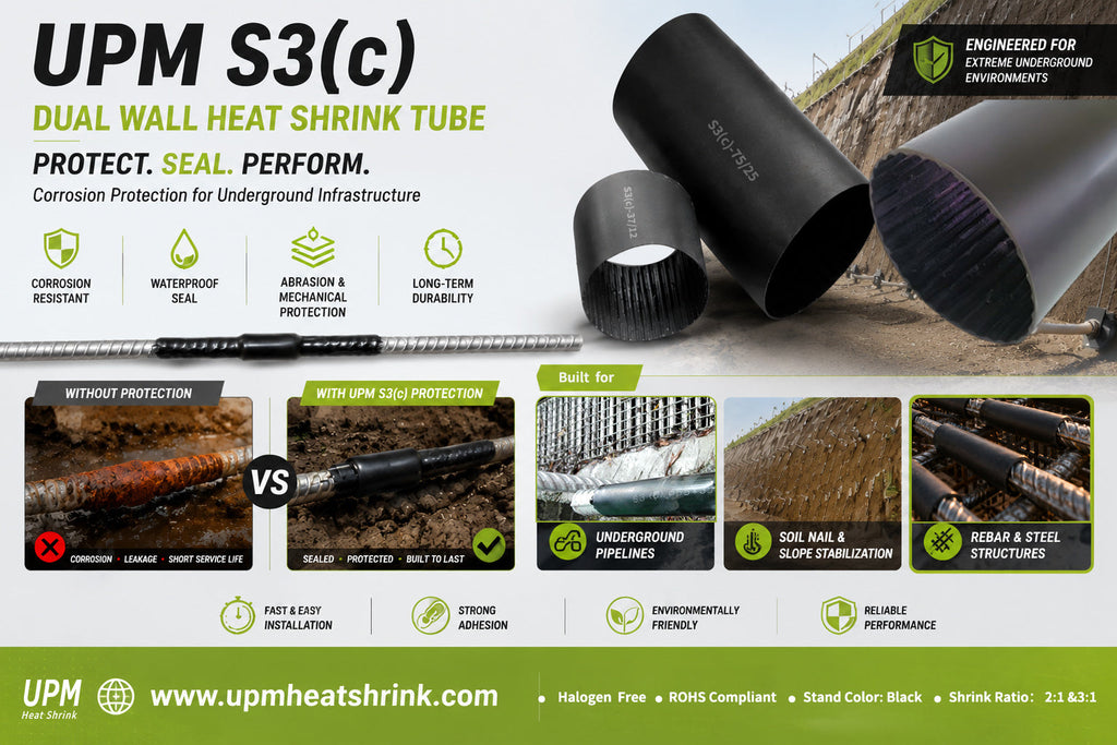 How to Protect Welded Rebar and Steel Connections from Corrosion | UPM S3(C) Heat Shrink Sleeve