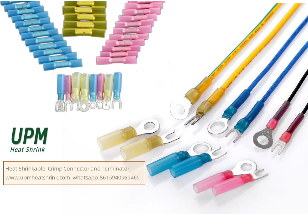 Seal. Protect. Connect. 26~22AWG，22~18,16~14,12~10,14~12 8 AWG wire connection, pre-insulated Y type, Ring Type,Hook type etc terminators.话题标签#connector #terminator#pre-insulated#heatshrink#crimp#wire