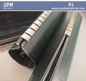 R1 Medium wall Wraparound  Heat Shrink Cable Repair Sleeve rubber shrink wrap with metal zipper for emergency repair of damaged cable in irregular sizes and shapes